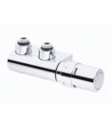 013G4379 VHX/RTX угловой, хром Danfoss