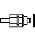 027F1048 Внешний соединитель пилота Danfoss