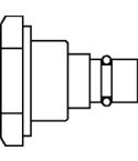 027F1049 Штуцер для внешней пилотной линии Danfoss