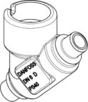 148B5123 Корпус для клапана SVL 10 D STR Danfoss