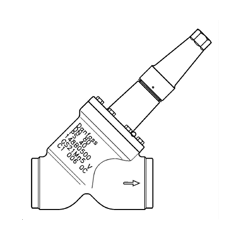 148B5650 SVA-L 40 Клапан запорный Danfoss