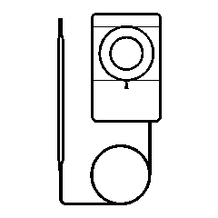 060-1096 Ручка настройки для UT 73 Danfoss