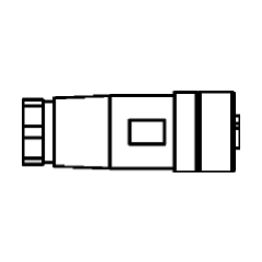027H0430 Разъем соединительный для ICAD 600/900/1200 Danfoss
