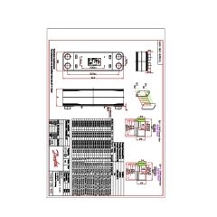 021H2793 D118-160-Q1Q2Q3Q4(G2"-1"5/8)/4-M8*25 Теплообменник пластинчатый паяный Danfoss