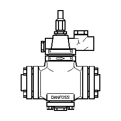 027F3056 PMFL 80-3 Клапан регулятор уровня Danfoss