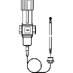 003N0034 | AVTA 15 Thermostatic valve 25-65°C
